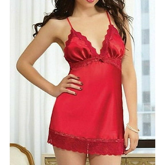 Seven 'til Midnight Enchanting Chemise & Thong - 9722