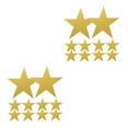 thumbnail image 6 of FRCOLOR 48 pcs Glitter Gold Star Cutouts Large Paper Star Cutouts Double Sided Gold Star Decorations for Bulletin Board Classroom Wall Party Decoration, 6 of 8