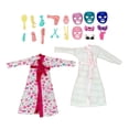 thumbnail image 4 of 20 piezas de ropa para muñecas femeninas, accesorios, mini artículos portátiles, juego de simulación, artesanías, batas de baño, pijamas para muñecas, 4 of 5