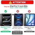thumbnail image 2 of Funda para tableta BLOSOMEET iPad Pro 11" 2024 con cristal y correa, 2 of 8