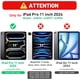 thumbnail image 2 of Funda BLOSOMEET para iPad Pro 11" 2024 M4 con cristal, 2 of 8