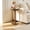 Brown, variant on HDUTNGISN Round Side Table for Small Spaces,Modern Coffee End Table with Soild Wood Leg,Anthropologie Furniture,Solid wood,Brown