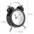 thumbnail image 3 of Metal Alarm Clock Mini Digital Alarm Clock Metal Black 3Inch Portable Fashion Mini Metal Digital Alarm Clock With Battery Exquisite For Student Black, 3 of 8