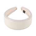 thumbnail image 5 of Unique Bargains 1 Pc Headband Glossy Wide-brimmed Hair Accessories for Women Beige, 5 of 5