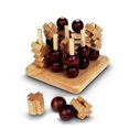 thumbnail image 4 of Sterling Games 3-in-1 Wooden Brain Teasers Puzzles and 3D Wooden Tic Tac Toe Combo Game Set, 4 of 4