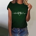 thumbnail image 2 of Levmjia Womens T Shirt St Patricks Day Short Sleeve Crew Neck Casual Versatile Top Soft Breathable Polyester Loose Fit Graphic Tee, 2 of 7