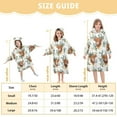 thumbnail image 3 of joogoo Wearable Blanket Hoodie for Highland Cattle Leaves-h1 Oversized Sherpa Hooded 3-14 YR M, 3 of 7