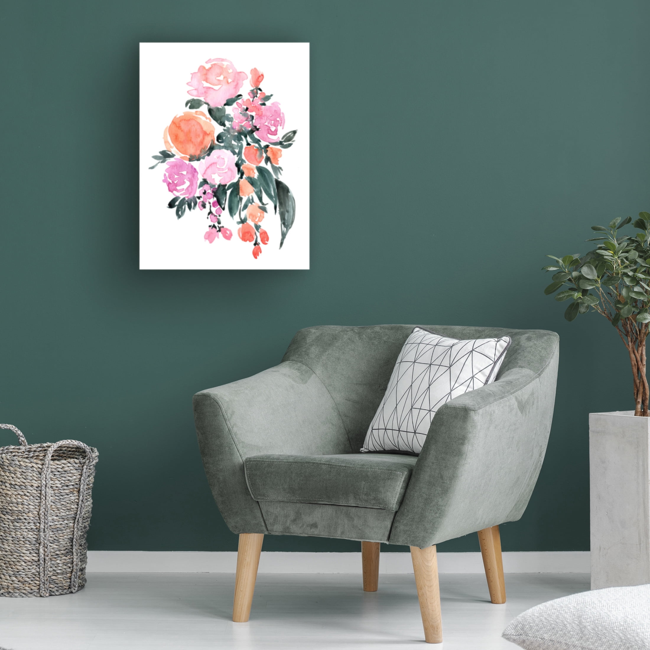 Trademark Fine Art Rosana Laiz Blursbyai Heidi bouquet Canvas Wall Art