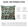 thumbnail image 6 of Nawypu Decorative Pillow Covers Set of 2, Decorative Teal Blue Throw Pillows for Couch, Jacquard Geometric Cushion Cover, Geometric Pattern Modern - Teal Moire Effects, 6 of 6