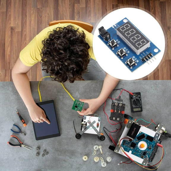 WHAMVOX Blue High Precision Weighing Scale with Digital Display for Home Use Plastic 1 Piece