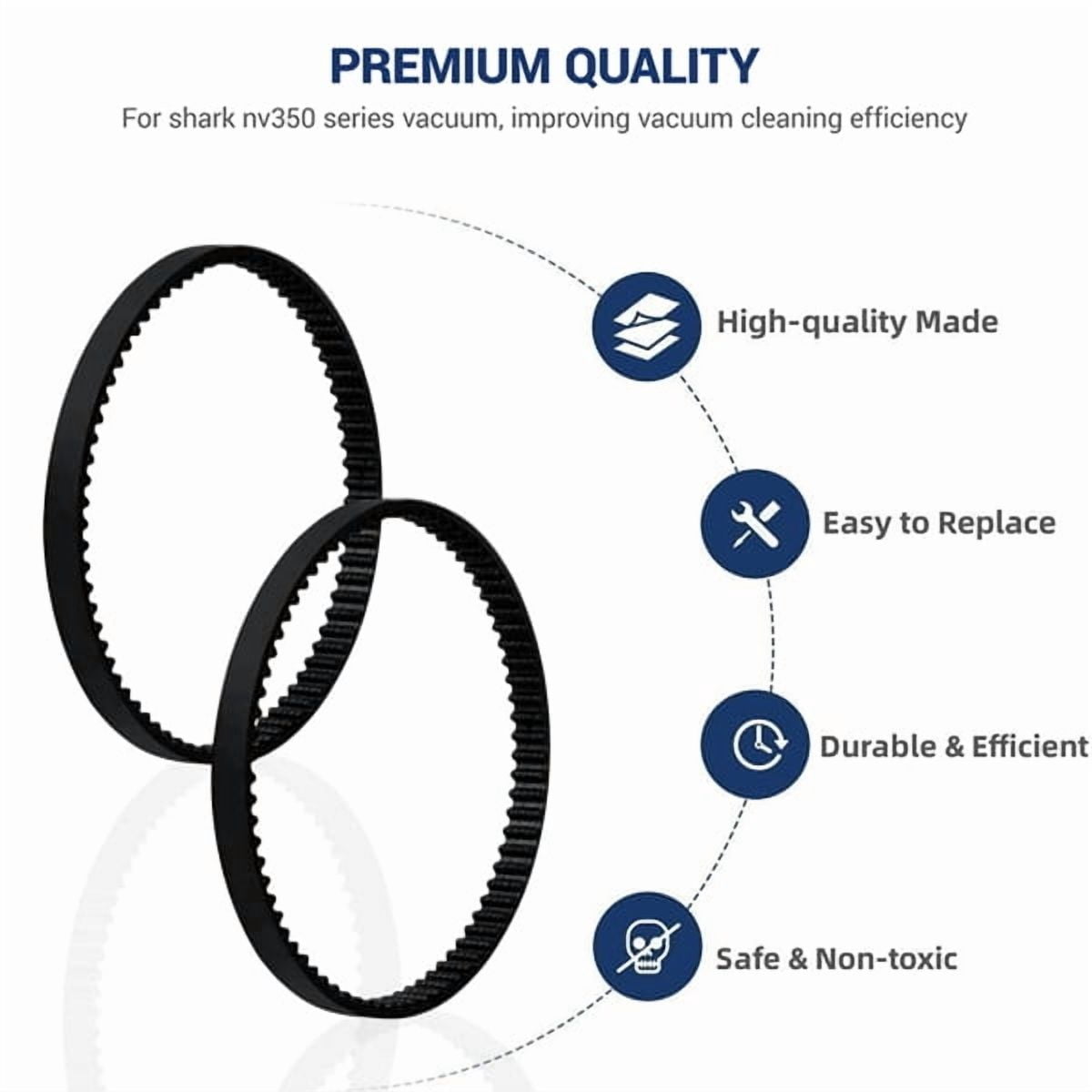 Replacement Belts for Shark Navigator NV350 NV351 NV360 207-3M UV440 Series