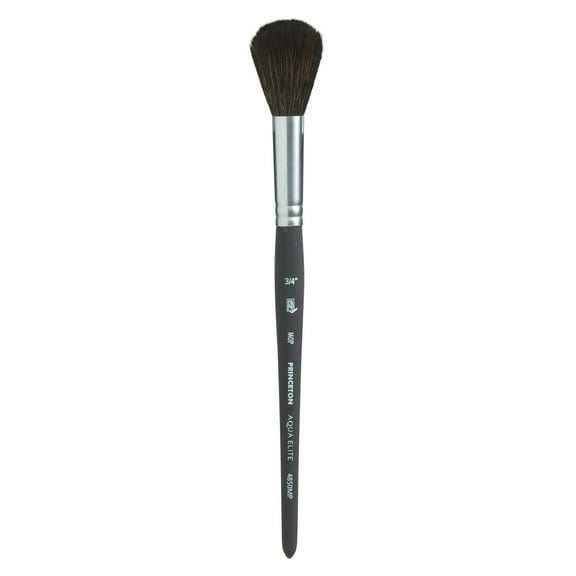 Princeton Art & Brush Co Aqua Elite Synthetic Kolinsky Sable Watercolor Brush, Mop, 3/4 in