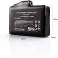 thumbnail image 2 of Baterías recargables SAVIOR HEAT SWB01, 7,4 V, 2200 mAh, polímero de litio, 2 of 6
