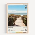 thumbnail image 3 of Póster de viaje a Cocoa Beach, Sanibel, Clearwater, Jacksonville, Destin, Miami, Pensacola, Orlando, St. Augustine, Florida, EE. UU., 3 of 5