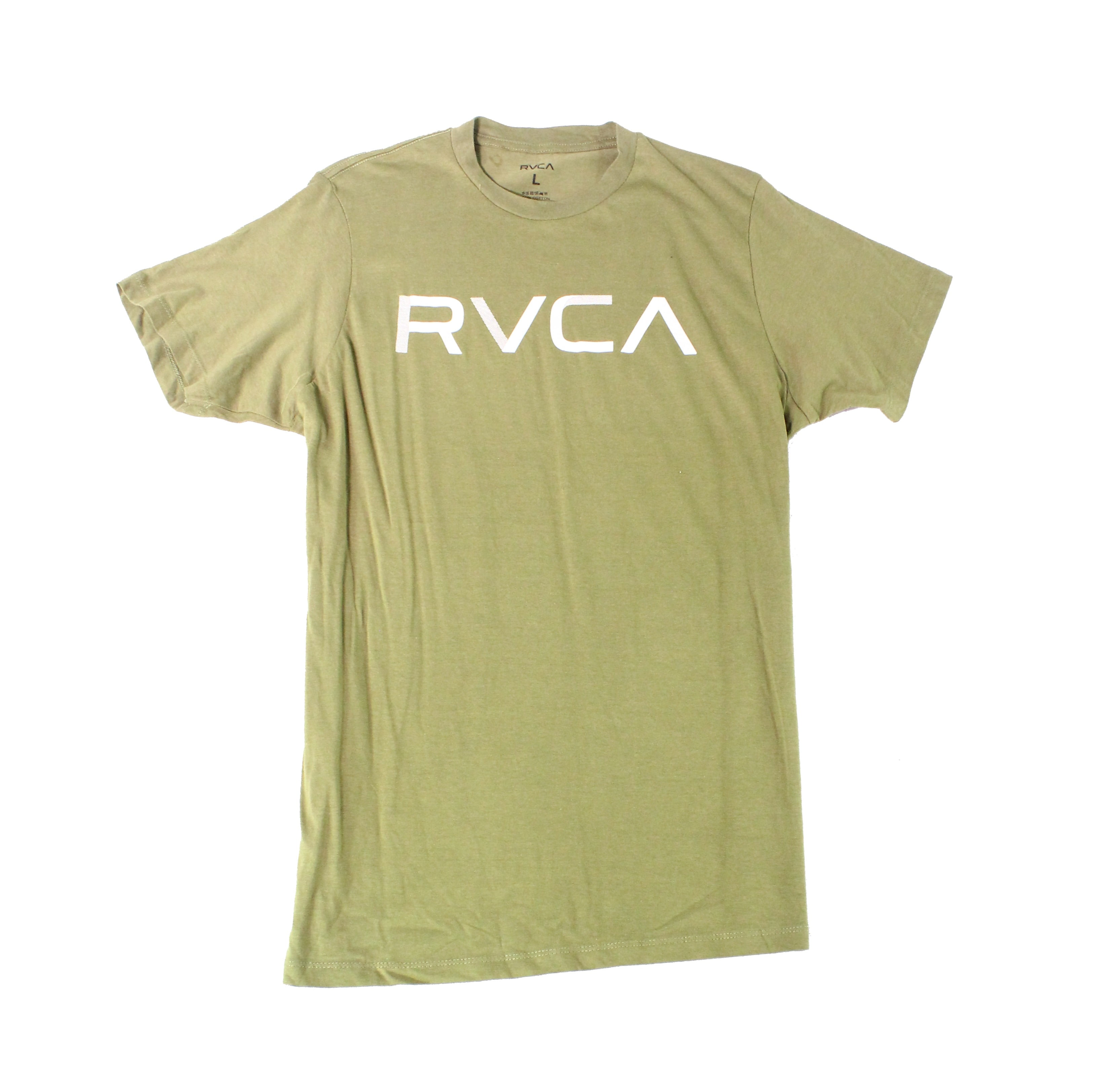 Rvca Mens TShirt Large Graphic Logo Print Crewneck L