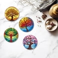 thumbnail image 4 of Kit de Posavasos de Arte de Diamante Árbol de la Vida con Soporte 8 piezas, 4 of 7