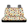 thumbnail image 6 of POLERO Ladybug Daisy Pattern Rear Bench Seat Cover for SUV, 2 Pcs Comfortable Universal Bench Seat Covers Non-Slip Durable Car Seat Covers Back Seat, 6 of 7