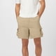 thumbnail image 4 of pstuiky Pantalones cortos de entrenamiento para hombre, Pantalones cortos casuales de verano para hombre, de color liso, con cintura elástica, multibolsillos y 6 bolsillos., 4 of 6