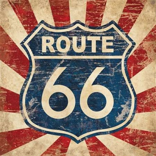 Route 66 I Sq Canva