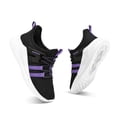 thumbnail image 2 of Kushyshoo Kids Sneakers Black Purple Running Athletic Shoes for Girls and Boys Size 3 (Little Kid), 2 of 3