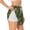 White, variant on Marine Anchors And Compass Pattern Women's 2 in 1 Athletic Running Shorts High Waisted Workout Casual Gym Sweat Shorts with Comfy Liner Zipper Pockets-X-Large