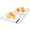 2Pcs Clear(12x16" & 12x8" ), variant on PETGLE Tempered Glass Cutting Board for Kitchen, Clear Glass Board for Countertop, Heat Resistant, with Non-Slip Feet, 12x16" 2 Pcs Clear