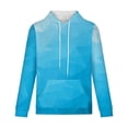 thumbnail image 4 of Timoontee Men's Hooded Sweatshirts Relaxed Fit Long Sleeve Gradient Color Sweatshirts Fall Winter Warm Hoodies Casual Pocket Pullover Tops Blue XXXXL, 4 of 5