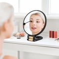 thumbnail image 2 of Modern Mirror 3-in-1 Magnifying , 50X Magnification, Handheld/Wall Mount/Tabletop Design, Double-Sided Makeup Mirror with 360° Adjustable Handle, 2 of 4