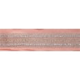 thumbnail image 1 of Vickerman Q174226 4 in. x 5 Yard Pink & Gold Embr Sequin Center Ribbon, 1 of 1