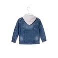 thumbnail image 3 of Chamarra denim con capucha desmontable /Kids 31701 (Azul dark) azul oscuro 3-4 Años, 3 of 6