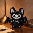 thumbnail image 3 of syligr 11Inch Halloween Bat Plush Toy, Soft Cute Stuffed Animal Doll for Home Shelf Sofa Decoration,Spooky Party Decor, Birthday Gift, 11Inch, 3 of 6