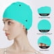 thumbnail image 3 of Gorro de natación Gorro de silicona elástico con forma de gota de agua para hombres y mujeres, 3 of 7
