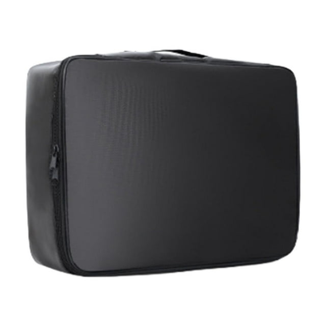 Fireproof Bag For Documents Storage Organizer With Rainproof Silicone Glass Fiber Cloth 37 cm x 29 cm x 10 cm