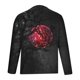 thumbnail image 3 of Blusas y camisas de manga larga con cuello redondo para hombre, blusas casuales de cuello redondo y manga larga, camisetas estampadas, blusas para hombre, 3 of 4