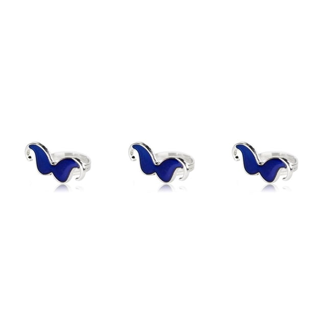 Anillos de humor que cambian de color Sonducket accesorios fluorescentes para los dedos