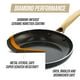 thumbnail image 2 of Blue Diamond Gold Juego de ollas y sartenes de cocina de 10 piezas, apto para inducción, antiadherente de cerámica sin PFAS y PFOA con infusión de diamante, duradero, apto para utensilios de metal, ap, 2 of 5