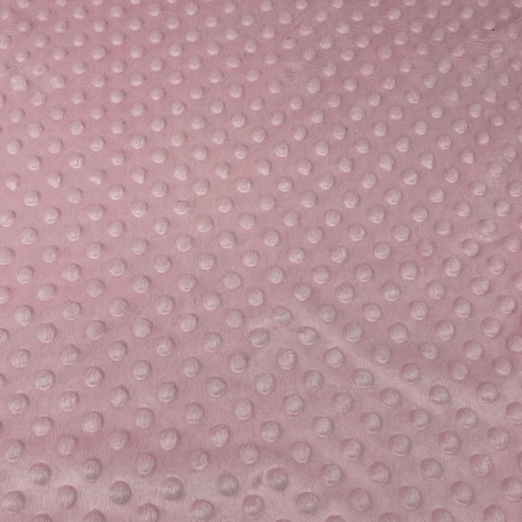 Light Pink Soft Minky Bubble Solid