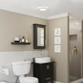 thumbnail image 5 of Globe Electric 60839 900-Lumen Wi-Fi Smart 11-In. Flush-Mount Color-Changing-RGB Tunable-White 16-Watt Ceiling Light, Brushed Nickel Finish, 5 of 10