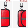 thumbnail image 4 of 2pcs Jj-202103 Car Shield Key Case-rojo, 4 of 5