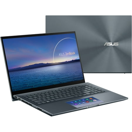 Asus ZenBook 15 UX535, 15.6" Full HD, Touchscreen, Intel Core i7-10750H, NVIDIA GeForce GTX 1650 Ti, 16GB RAM, 256GB SSD, Pine Gray, Windows 10 Pro, UX535LI-XH77T