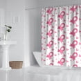 thumbnail image 2 of Pink Breast Cancer Shower Curtain 84"x72" ,Bathroom Decorative Shower Curtains Set with 12 Hooks,Modern Waterproof Washable Shower Curtain, 2 of 6