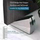 thumbnail image 3 of Door Stopper Heavy Duty Door Stop Wedge Tall Door Stoppers for Bottom of Door Adjustable Spring Loaded Door Stop Suits, 3 of 5