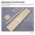 thumbnail image 2 of CUITING Simulation Escaliers 2 Ensembles Maison Poupée Modèles d'Escalier Jouet Mobilier Miniature en Bois Enfant, 2 of 6
