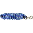 thumbnail image 2 of Hamilton Halter Company - Poly Lead With Bolt Snap Confetti- Blue 10 Feet - PL58B CNBL, 2 of 2