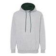 thumbnail image 1 of King Fashion KF9041 Two-Tone Hooded Sweatshirt, 1 of 2