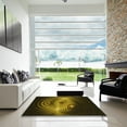 thumbnail image 7 of Ahgly Company Machine Washable Indoor Square Transitional Black Brown Area Rugs, 6' Square, 7 of 7