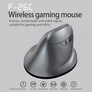 ZELOTES F-26C Rechargeable display dual-mode wireless with silent 2.4GHz BT gray