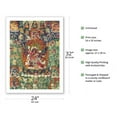 thumbnail image 2 of Chemchok Heruka with Consort - Tantric Buddhist Deity - Vintage Tibetan Thangka Buddhist Painting - Tibet, 13th Century - Fine Art Matte Paper Print (Unframed) 24x32in, 2 of 4