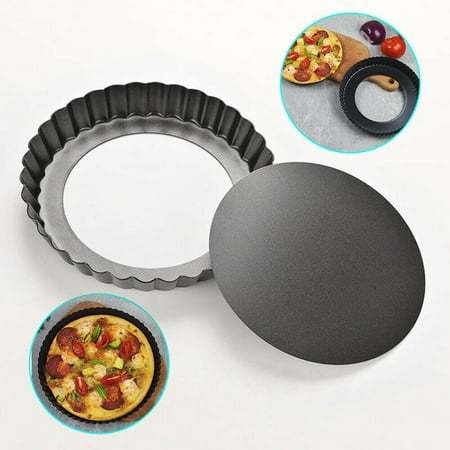 

9inch Non-stick Cake Pizza Pan Plate Tray Removable Bottom Mold Baking Bakeware