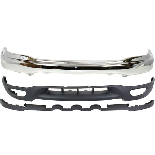 Front Bumper Kit Face Bar 1999-2003 Ford F150 Truck 1999-2002 Expedition Chrome